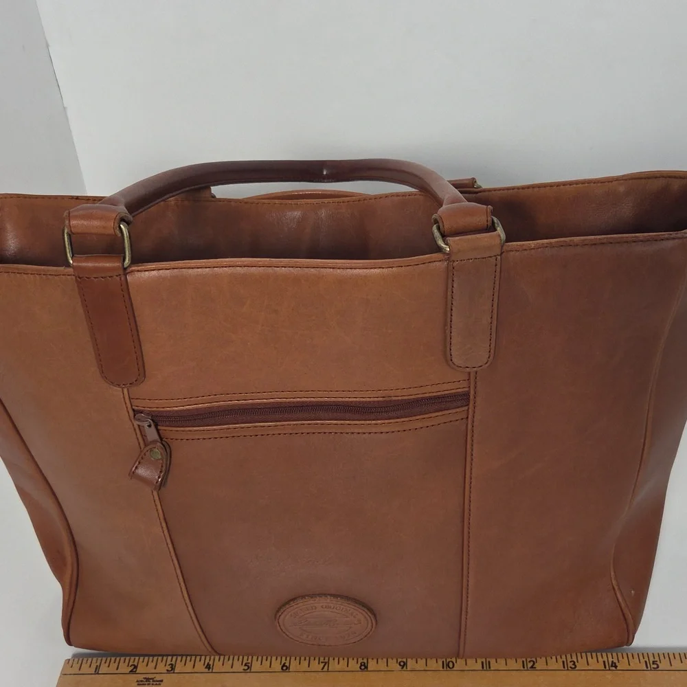 Eddie Bauer Leather Tote Bag